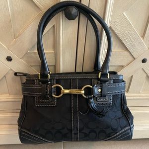Classic Black Coach Purse